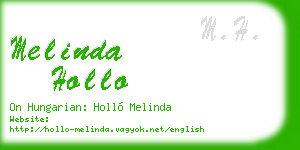 melinda hollo business card